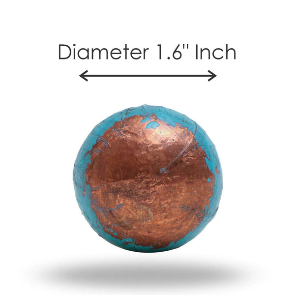 Set of Six Mundota Copper and Wood Round Knob Multipack