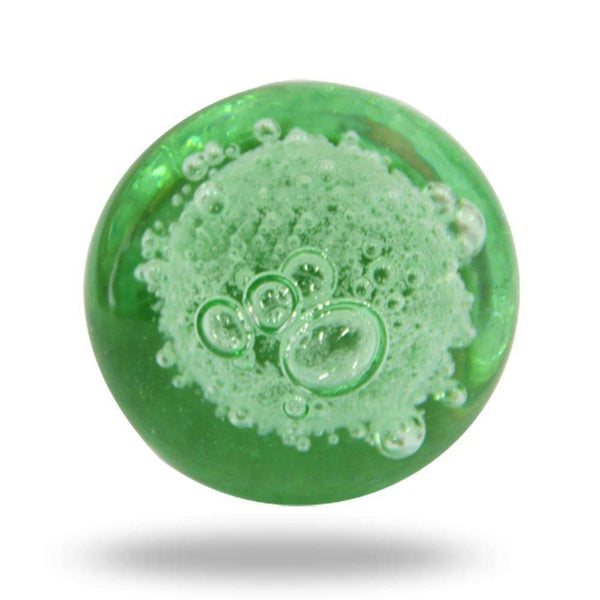 Set of Six Glass Jones Cupboard Round Knob Multipack / Finish: Light Green
