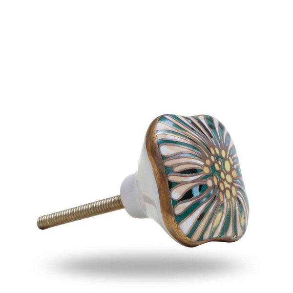 Set of Six Salah Ceramic Square Knob Multipack