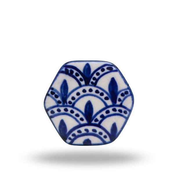 Set of Six Bassi Ceramic Bar Knob Multipack