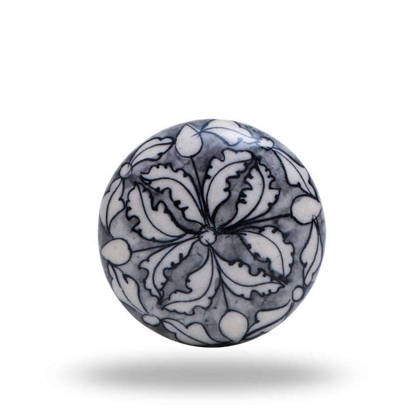 Set of Six Sarna Ceramic Round Knob Multipack