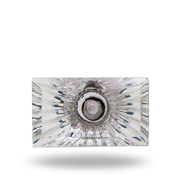 Set of Six Amenja Glass Bar Knob Multipack / Finish: Clear