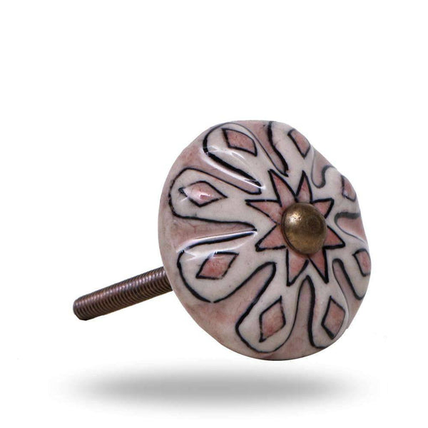 Set of Six Centro Ceramic Knobs
