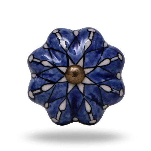 Set of Six Gavea Ceramic Knob