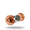 Cut Glass Mortice Knobs Pink