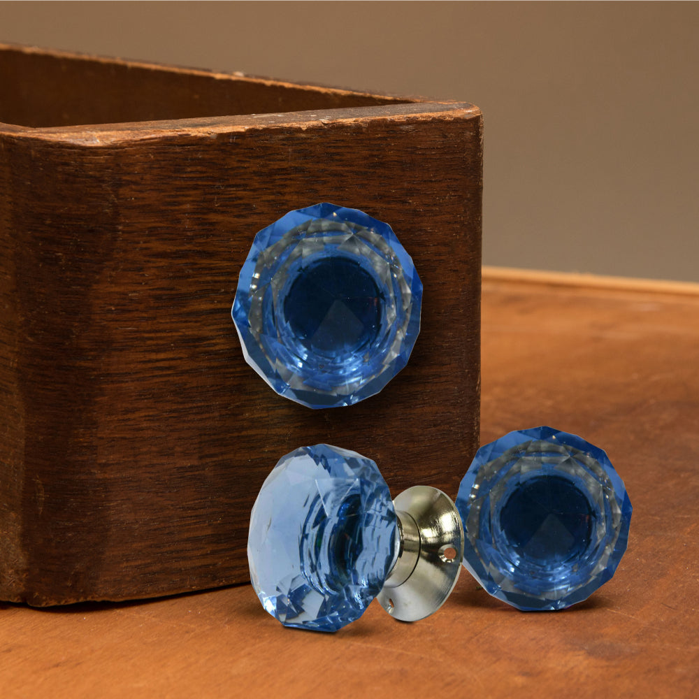Cut Glass Mortice Knobs Lavender Blue Trinca Ferro cut-glass-mortice-knobs-lavender-blue-trinca-ferro