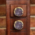 Set of Six Duran Amethyst Cupboard Novelty Knob Multipack