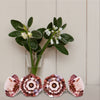 Set of Six Taos Glass Novelty Knob Multipack / Finish: Rosy Brown