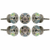 Set of Six Ceramic Talid Round Knob Multipack