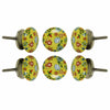 Set of Six Ceramic Field Round Knob Multipack