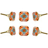 Set of Six Ceramic Barnam Cabinet Round Knob Multipack