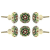 Set of Six Ceramic Escorial Cupboard Novelty Knob Multipack