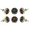 Set of 6 Ceramic Daroca Knobs