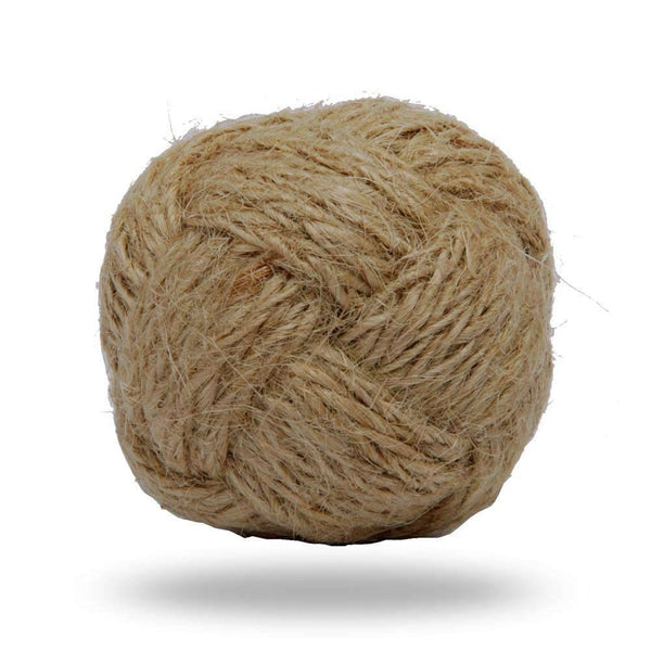 Set of Six Full Knot Jute Round Knob Multipack