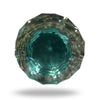 Cut Glass Mortice Knobs Turquoise