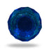 Cut Glass Mortice Knobs Dark Blue