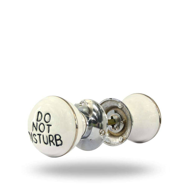 Ceramic Disturb Not Mortice Knob