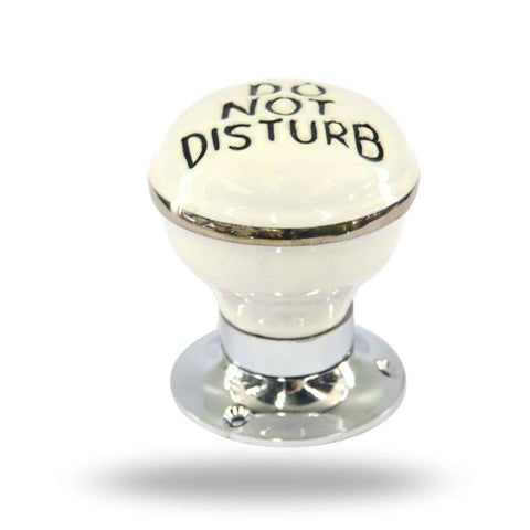 Ceramic Disturb Not Mortice Knob
