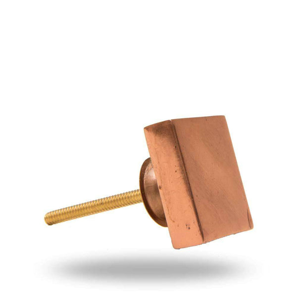 Set of Six Copper Portsoken Square Knob Multipack