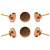 Set of Six Copper Portsoken Round Knob Multipack