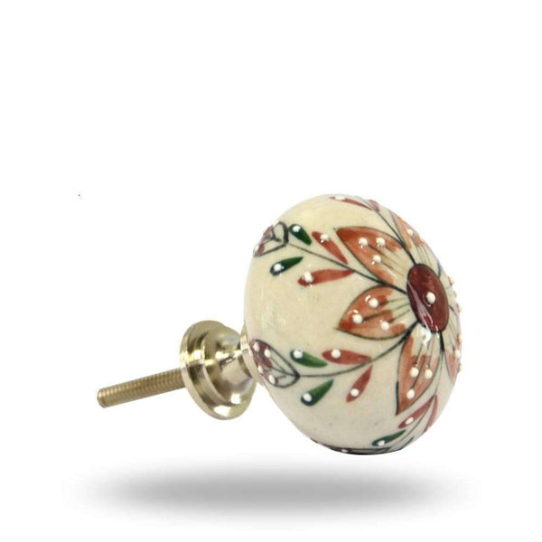 Set of 8 Big Beauty Ceramic Knobs