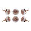 Set of Six Copper Filigree Delilah Round Knob Multipack