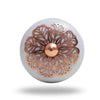 Set of Six Copper Filigree Delilah Round Knob Multipack