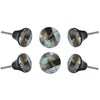 Set of Six Round Tahah MOP Knobs