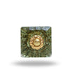 Set of Six Mammounia Glass Square Knob Multipack / Finish: Dark Sea Green
