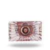 Set of Six Amenja Glass Bar Knob Multipack / Finish: Light Pink